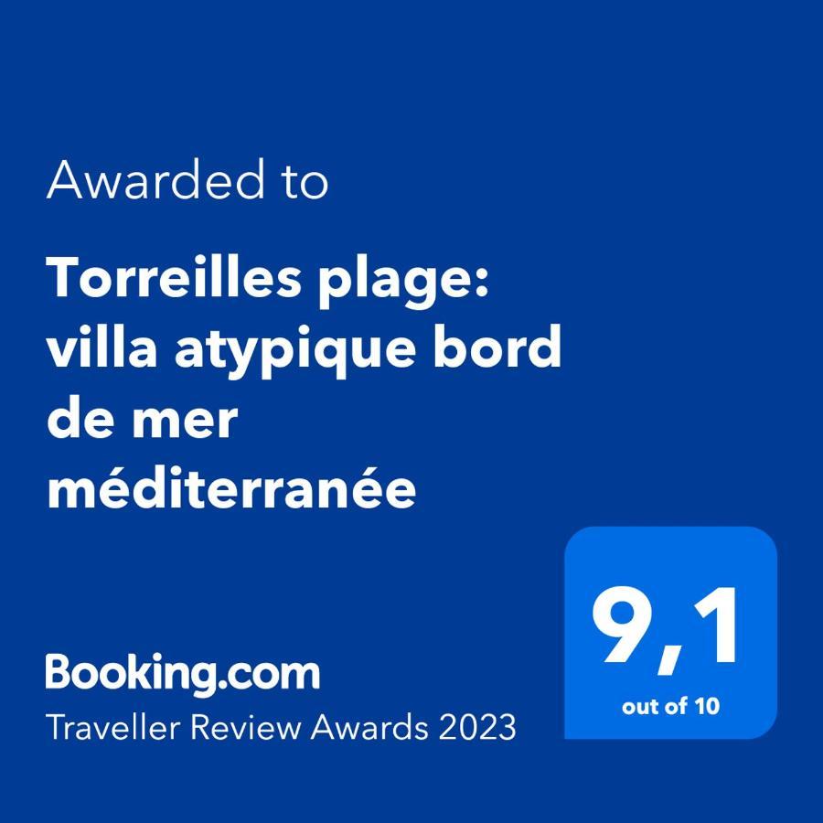 Torreilles Plage: Villa Atypique Bord De Mer Mediterranee Exterior photo